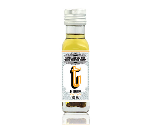 Grapeseed oil with White Truffle Slices
